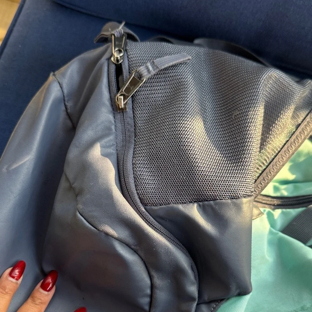 Under Armour Green and Gray Backpack